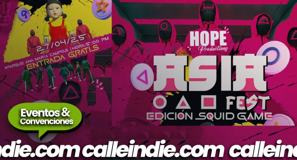 ASIA FEST IV edición SQUID GAME - Calle Indie