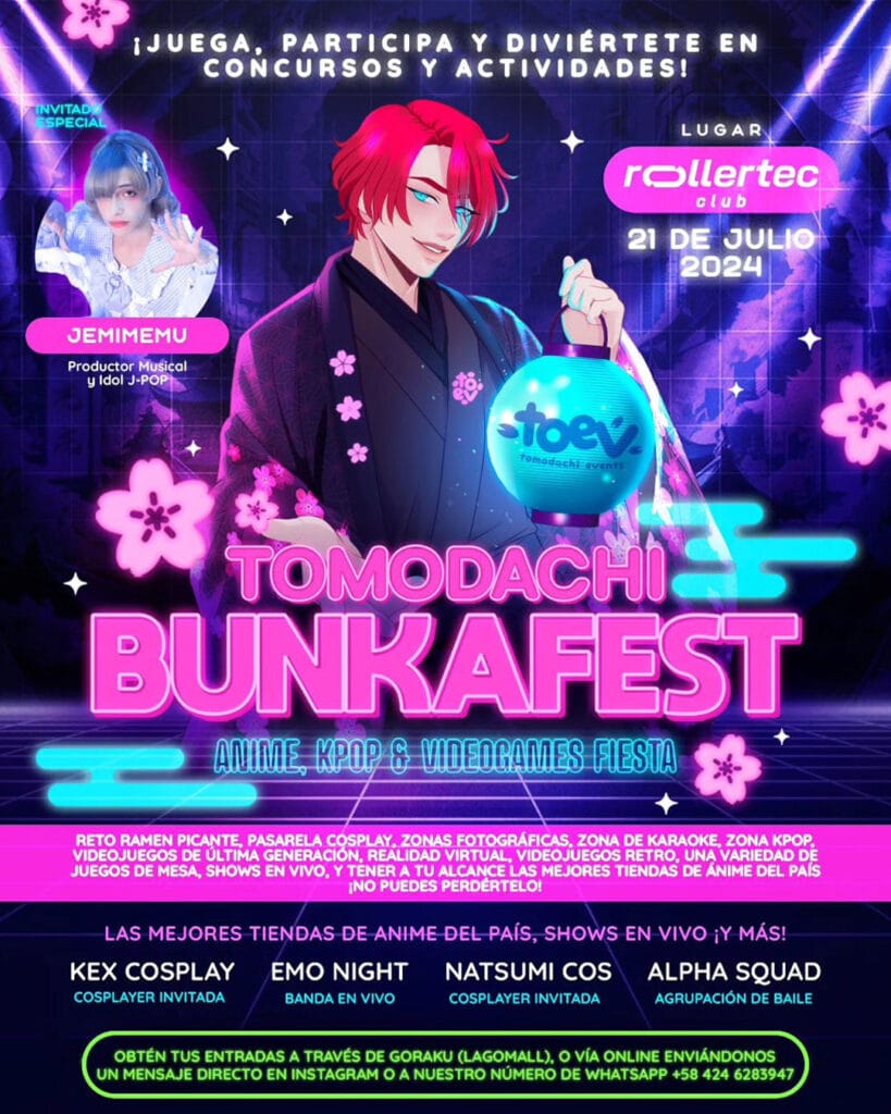 Tomodachi Bunkafest - Calle Indie - Poster