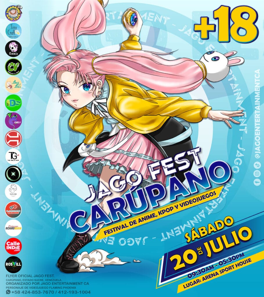 Jago Fest Carúpano - Calle Indie - Poster