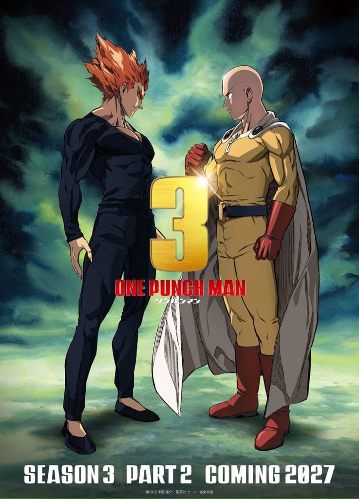 One Punch Man confirma Temporada 3 (Parte 2) para 2027