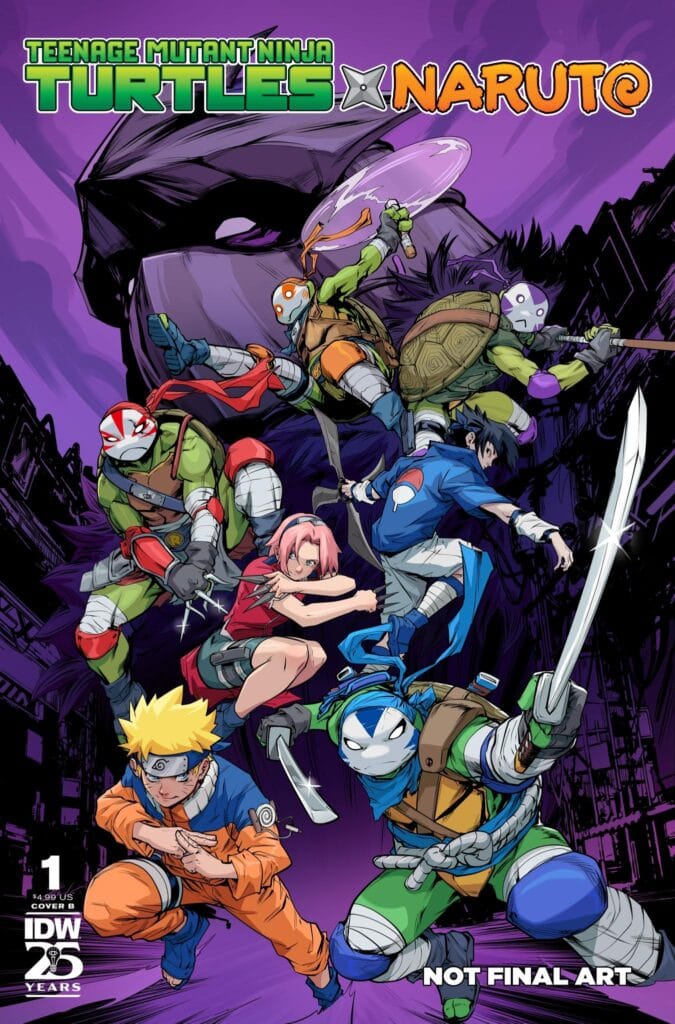 Naruto x Las Tortugas Ninja Crossover - Calle Indie