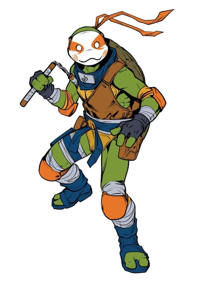 Naruto x Las Tortugas Ninja Crossover - Calle Indie