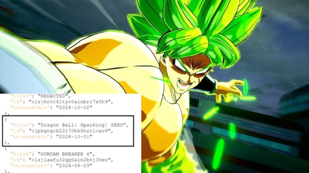 Dragon Ball: Sparking! ZERO - Filtración Dragon Ball: Sparking! ZERO - Filtración